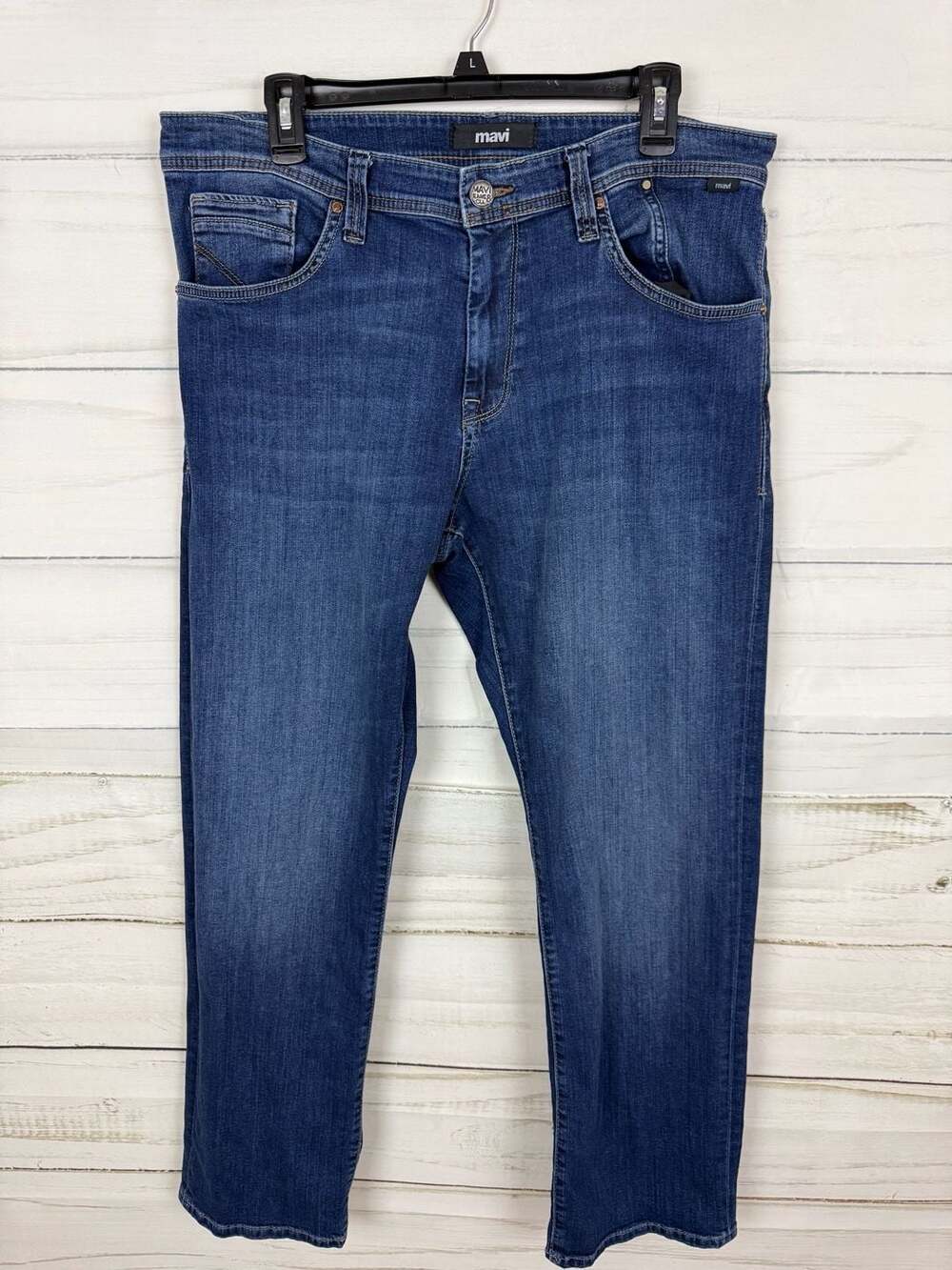 Mavi Matt Relaxed Straight Leg Jeans 36/32